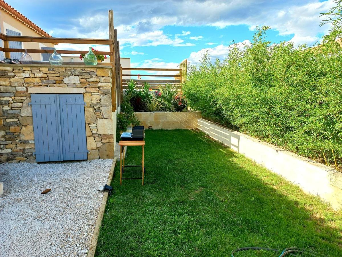 Charmante villa dans un village paisible aux portes d'Uzès et des Cévennes Saint-Hippolyte-de-Caton Exterior foto